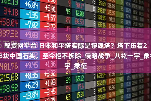 配資網平臺 日本和平塔實際是鎮魂塔？塔下壓著238塊中國石頭，至今拒不拆除_侵略戰爭_八纮一宇_象征